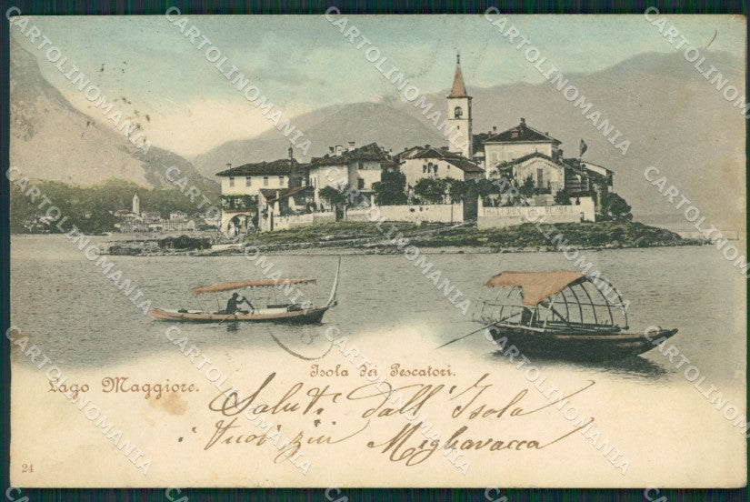 Verbania Stresa Isola Pescatori Lago Maggiore cartolina KV4638 – fronte
