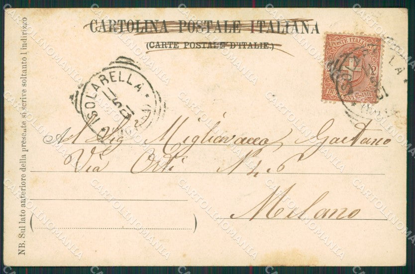 Verbania Stresa Isola Pescatori Lago Maggiore cartolina KV4638 – retro