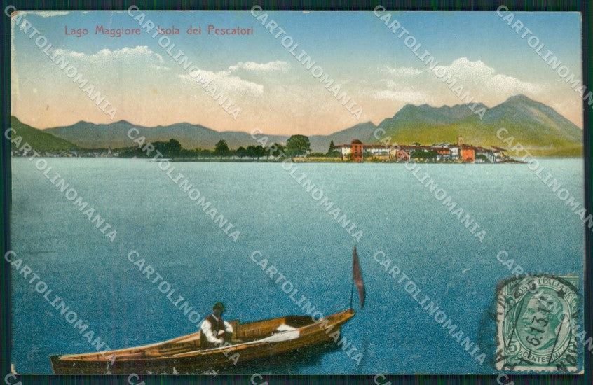 Verbania Stresa Isola Pescatori Lago Maggiore cartolina KV4643 – fronte