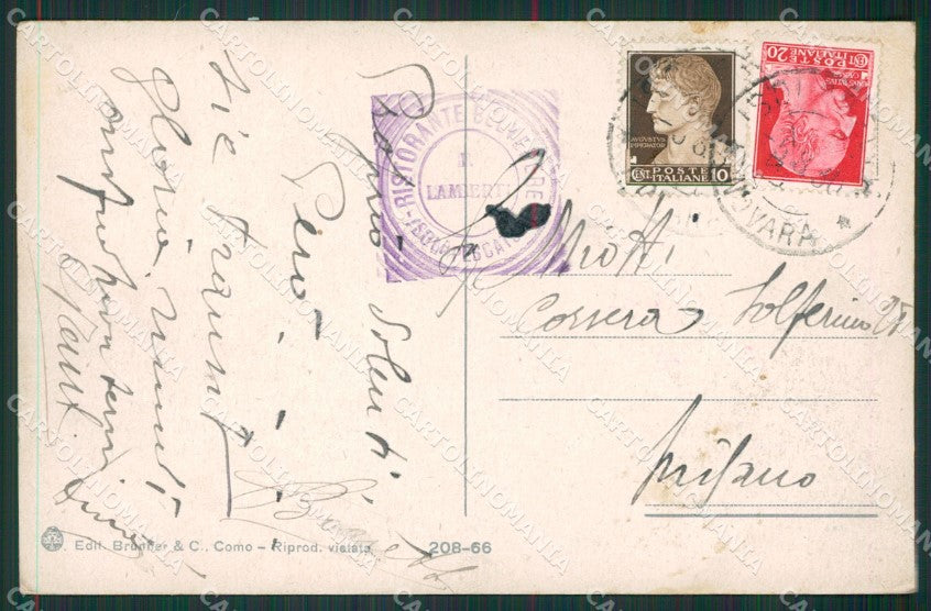 Verbania Stresa Isola Superiore Lago Maggiore cartolina KV4644 – retro