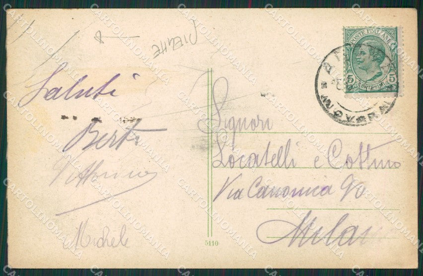 Verbania Stresa Isola Pescatori Lago Maggiore PIEGHE cartolina KV4646 – retro
