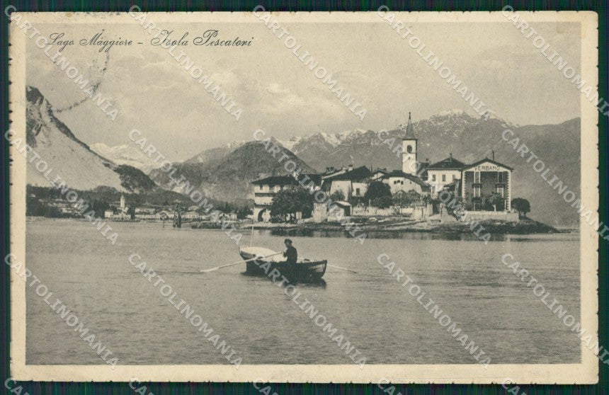 Verbania Stresa Isola Pescatori Lago Maggiore cartolina KV4648 – fronte