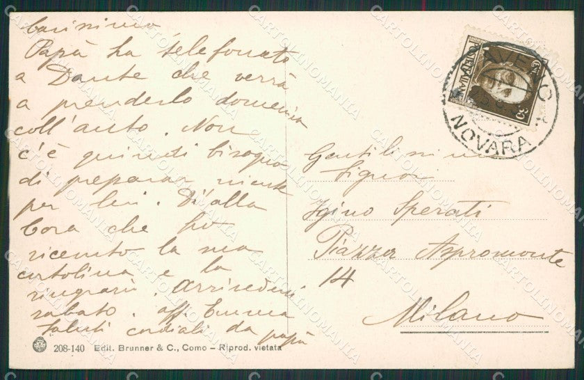 Verbania Stresa Isola Superiore Lago Maggiore cartolina KV4650 – retro