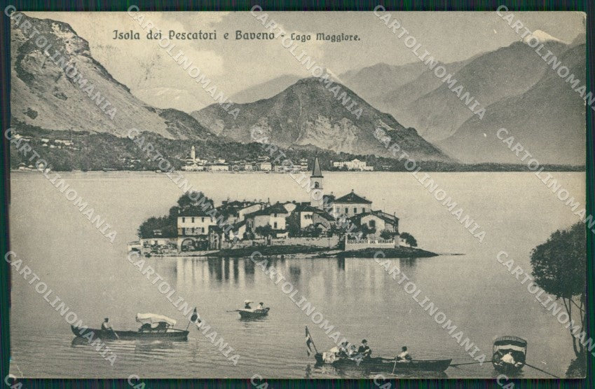 Verbania Stresa Isola Pescatori Lago Maggiore cartolina KV4652 – fronte