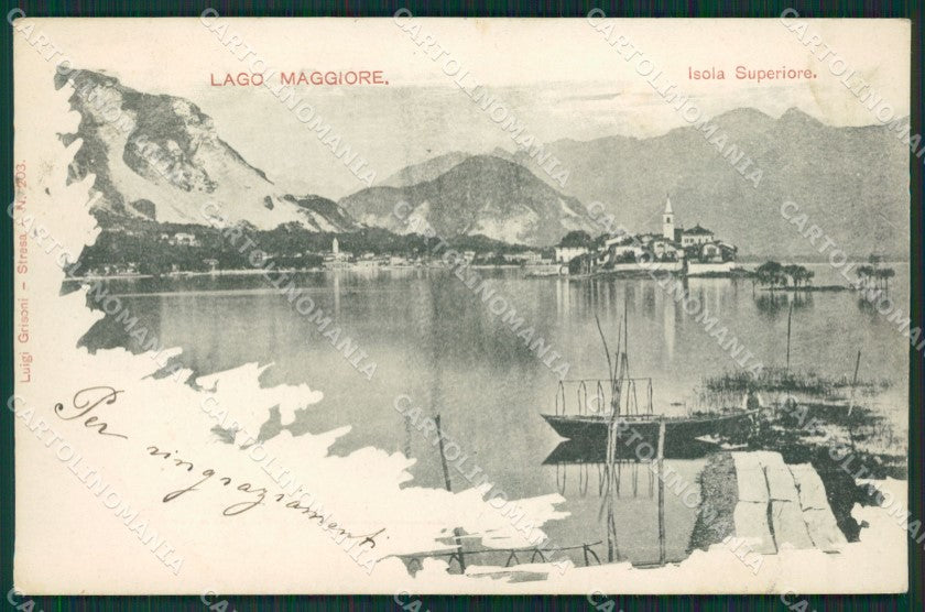 Verbania Stresa Isola Superiore Lago Maggiore cartolina KV4656 – fronte