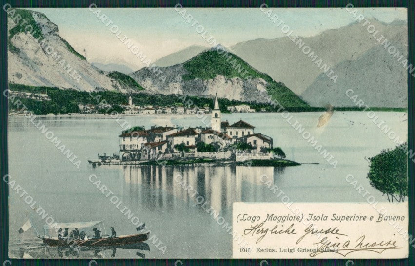Verbania Stresa Isola Superiore Lago Maggiore cartolina KV4660 – fronte