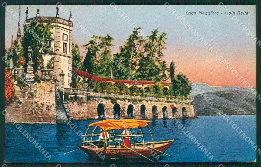 Verbania Stresa Isola Bella Lago Maggiore cartolina KV4666 – fronte