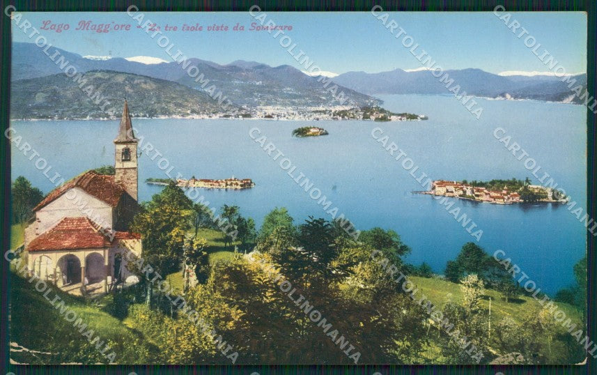 Verbania Stresa Someraro Lago Maggiore PIEGHE cartolina KV4674 – fronte