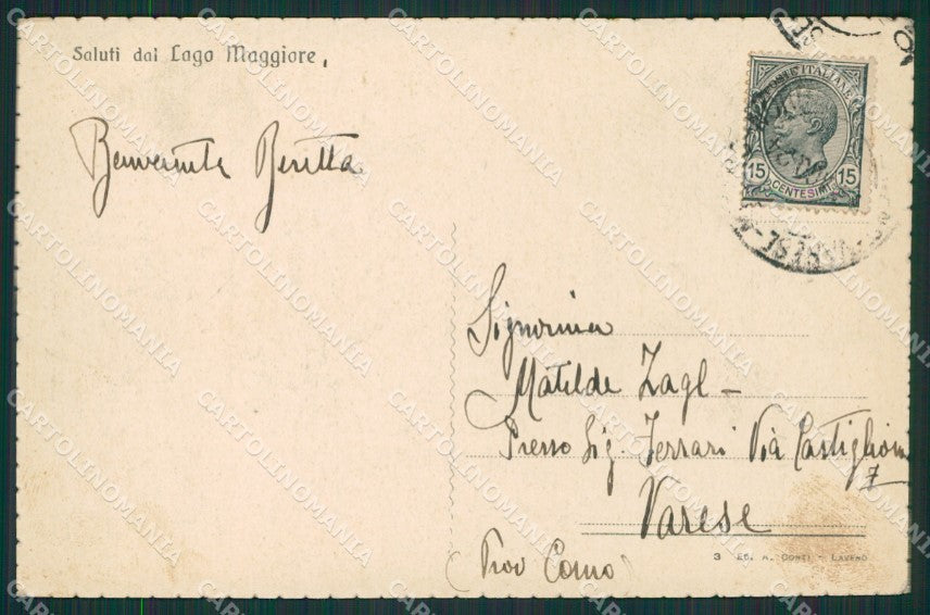 Verbania Stresa Isola Bella Isola Madre Pallanza Lago Maggiore cartolina KV4678 – retro