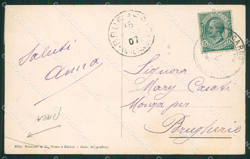 Verbania Stresa Isola Bella Isola Superiore Lago Maggiore PIEGA cartolina KV4680 – retro