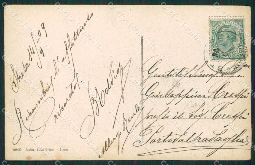 Verbania Stresa Isola Bella Isola Pescatori Lago Maggiore cartolina KV4681 – retro