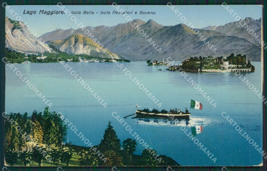 Verbania Stresa Isola Bella Isola Pescatori Lago Maggiore cartolina KV4689 – fronte