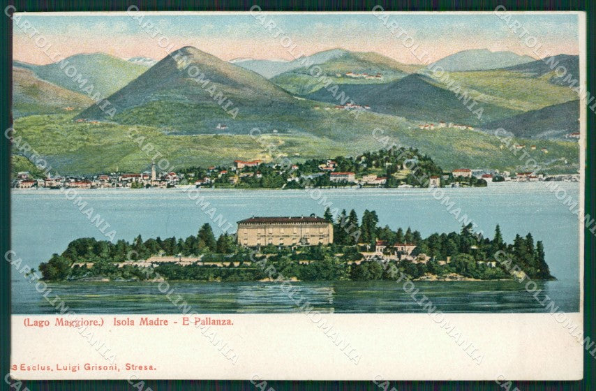 Verbania Stresa Isola Madre Pallanza Lago Maggiore cartolina KV4692 – fronte