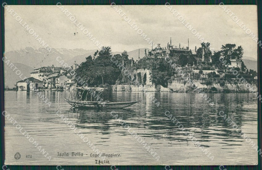 Verbania Stresa Isola Bella Lago Maggiore PIEGHINE cartolina KV4695 – fronte