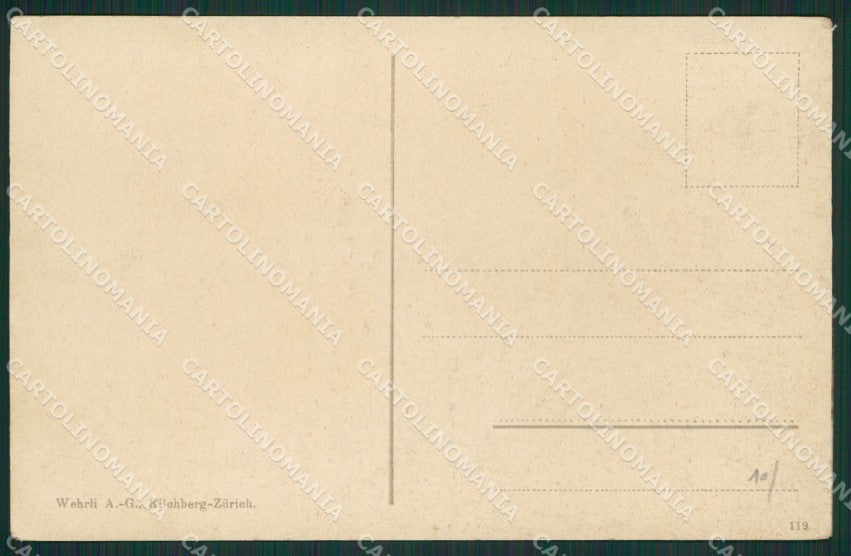 Verbania Intra Mappa Lago Maggiore cartolina KV4699 – retro