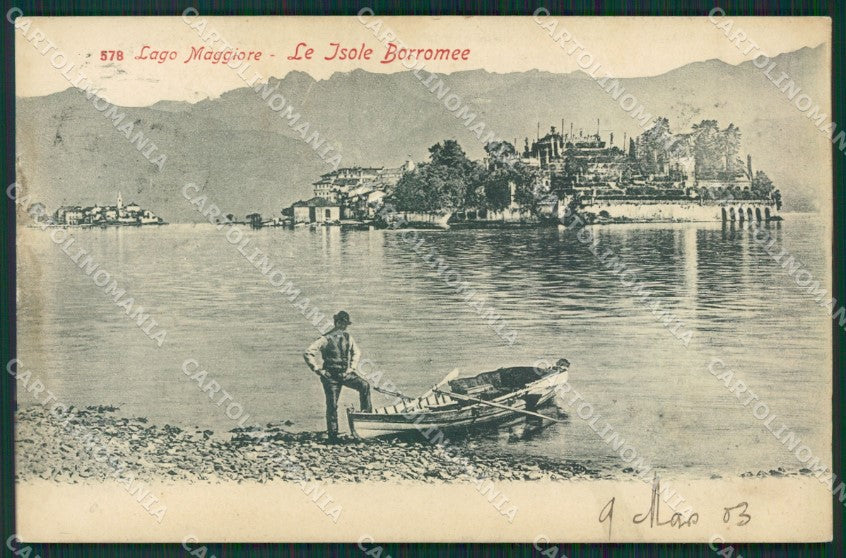Verbania Stresa Isole Borromee Lago Maggiore cartolina KV4701 – fronte