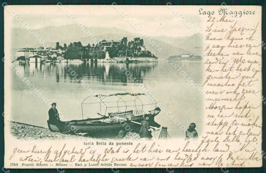 Verbania Stresa Isola Bella Lago Maggiore cartolina KV4704 – fronte