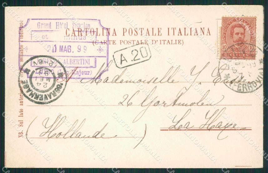 Verbania Stresa Isola Bella Lago Maggiore cartolina KV4704 – retro