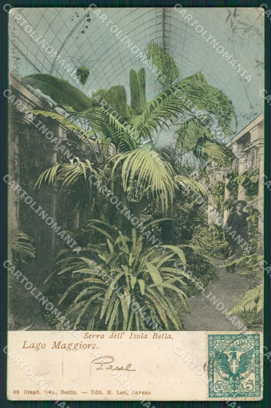 Verbania Stresa Isola Bella PIEGHE cartolina KV4707 – fronte