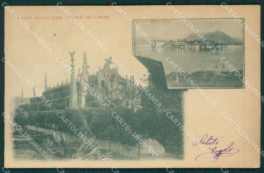 Verbania Stresa Isola Bella Lago Maggiore cartolina KV4716 – fronte