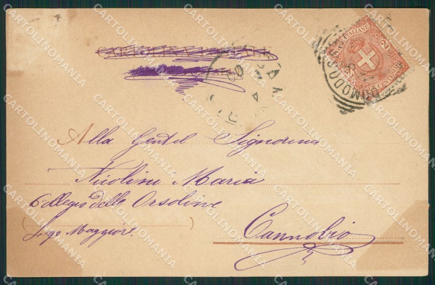 Verbania Stresa Isola Bella Lago Maggiore cartolina KV4716 – retro