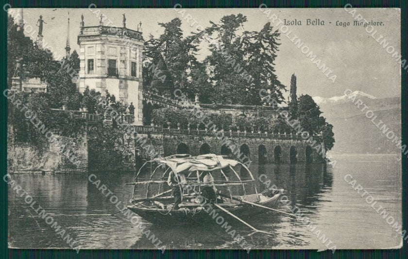 Verbania Stresa Isola Bella Lago Maggiore PIEGHE cartolina KV4718 – fronte