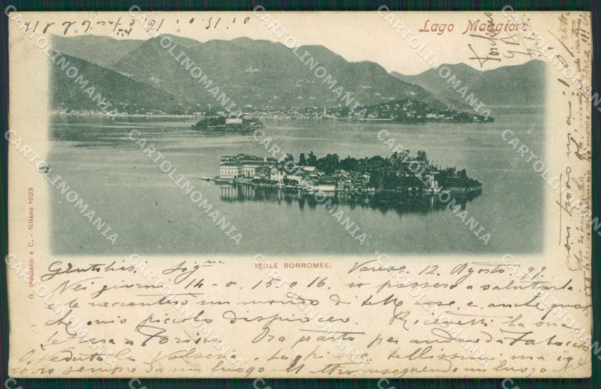 Verbania Stresa Isole Borromee Lago Maggiore cartolina KV4723 – fronte