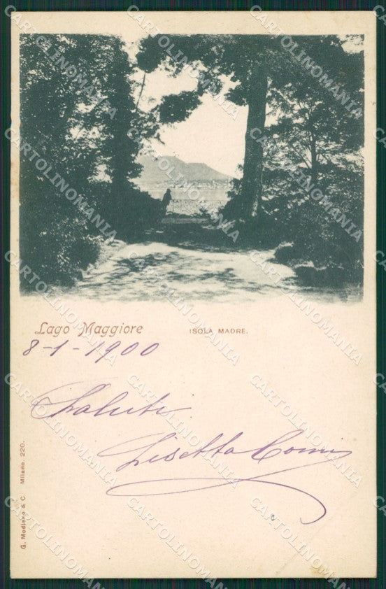 Verbania Stresa Isola Madre Lago Maggiore cartolina KV4726 – fronte