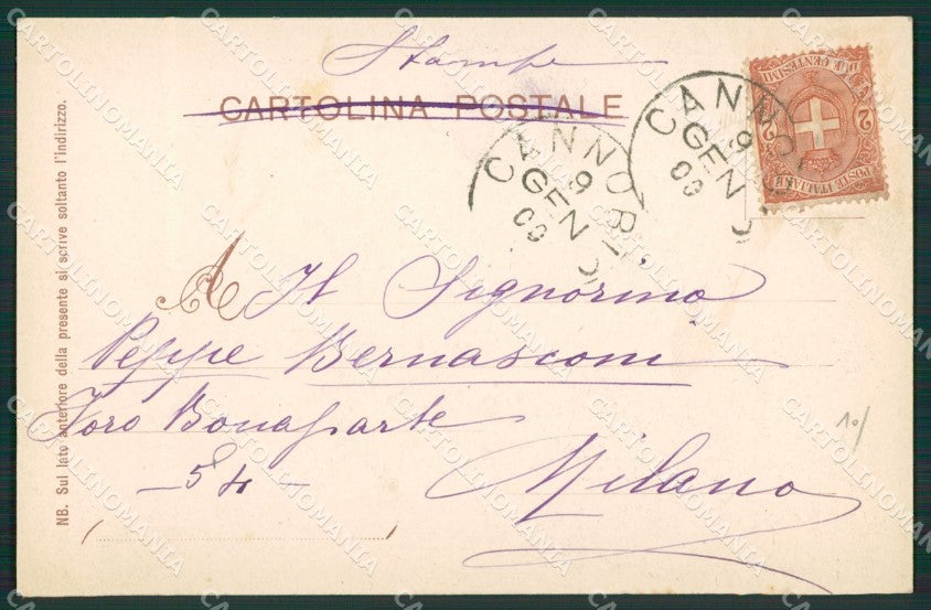 Verbania Stresa Isola Madre Lago Maggiore cartolina KV4726 – retro