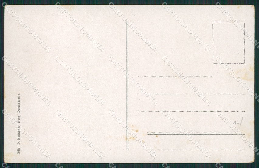 Verbania Stresa Mappa Lago Maggiore cartolina KV4732 – retro