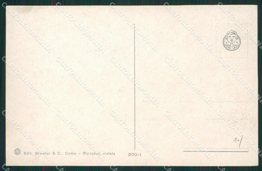 Verbania Stresa Mappa Lago Maggiore Lugano Como cartolina KV4741 – retro