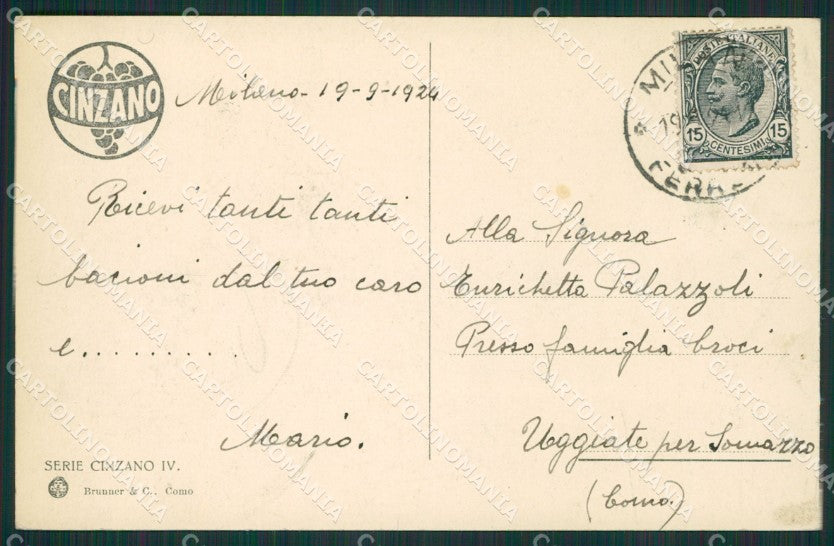 Como Lago di cartolina KV4743 – retro
