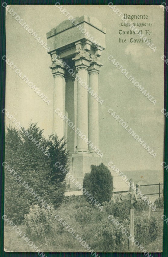 Novara Arona Dagnente Felice Cavallotti cartolina KV4755 – fronte
