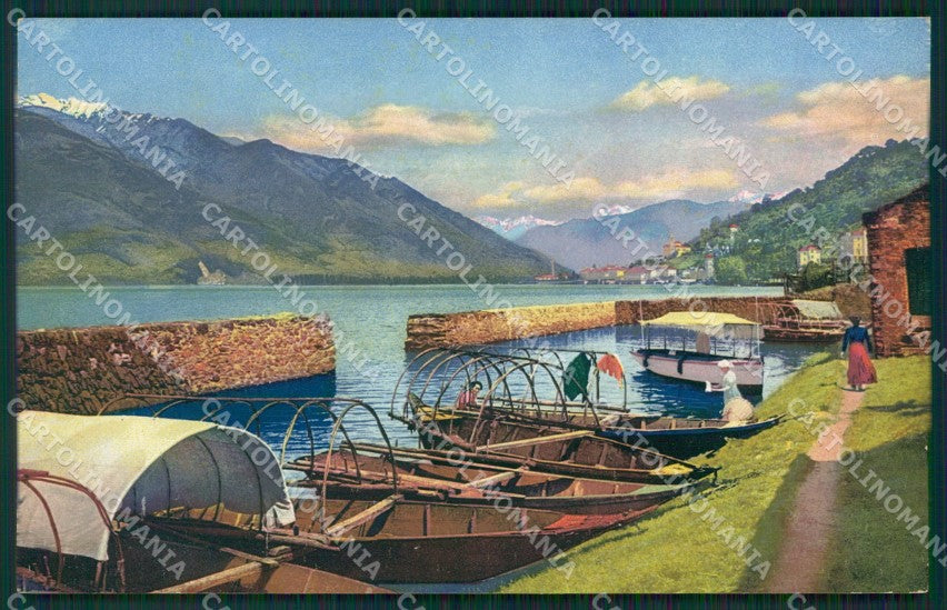 Svizzera Lugano Vira Barche cartolina KV4757 – fronte