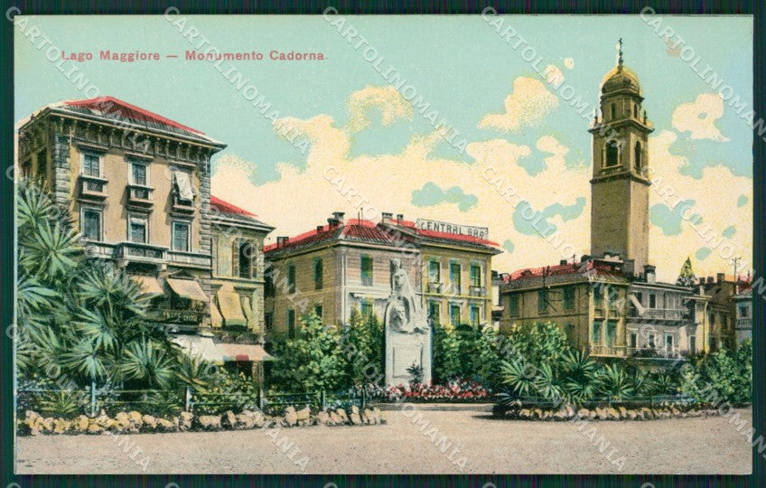 Verbania Pallanza Monumento Cadorna Lago Maggiore cartolina KV4760 – fronte