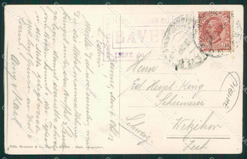 Verbania Baveno PIEGHE Lago Maggiore cartolina KV4764 – retro
