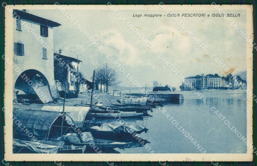 Verbania Stresa Isola Pescatori Isola Bella cartolina KV4767 – fronte