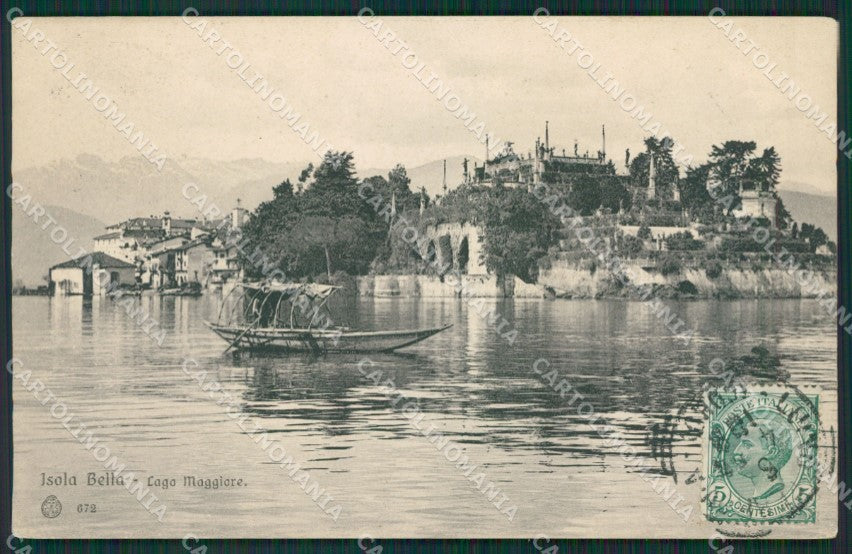 Verbania Stresa Isola Bella Lago Maggiore cartolina KV4771 – fronte