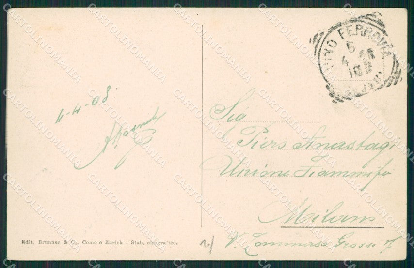 Verbania Stresa Isola Bella Lago Maggiore cartolina KV4771 – retro