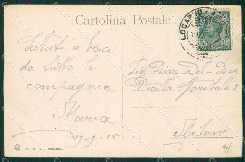 Verbania Stresa Isola Bella Lago Maggiore cartolina KV4772 – retro