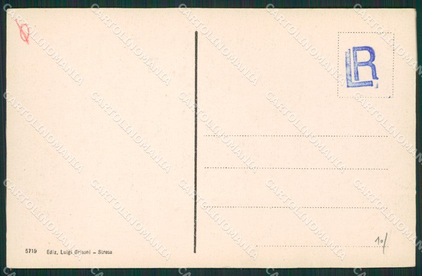 Verbania Stresa Isola Bella Lago Maggiore cartolina KV4776 – retro