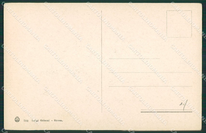 Verbania Stresa Isola Bella Lago Maggiore cartolina KV4777 – retro