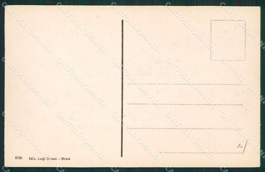 Verbania Stresa Isola Bella Lago Maggiore cartolina KV4778 – retro