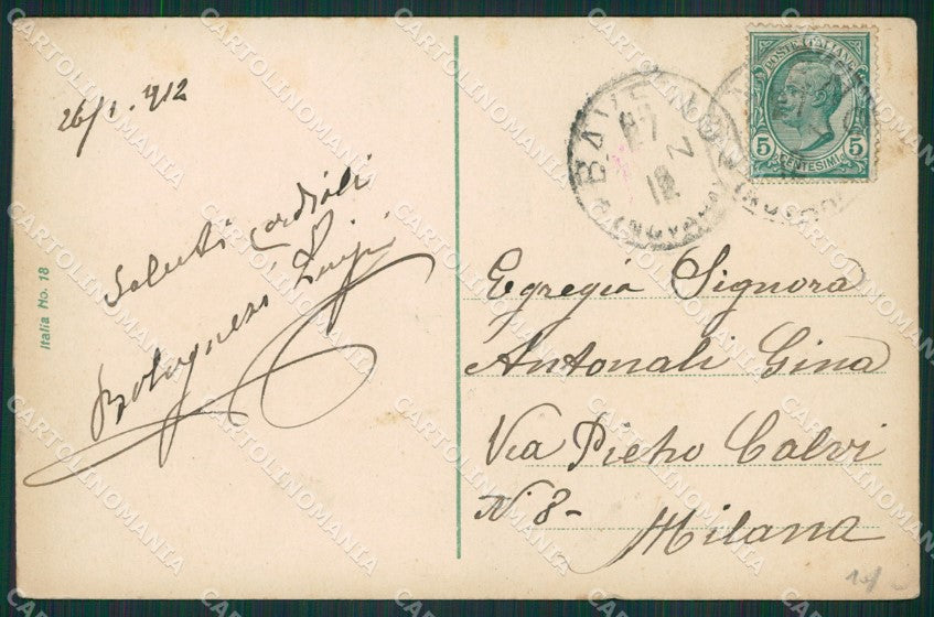 Verbania Stresa Isola Superiore Baveno Battello cartolina KV4788 – retro
