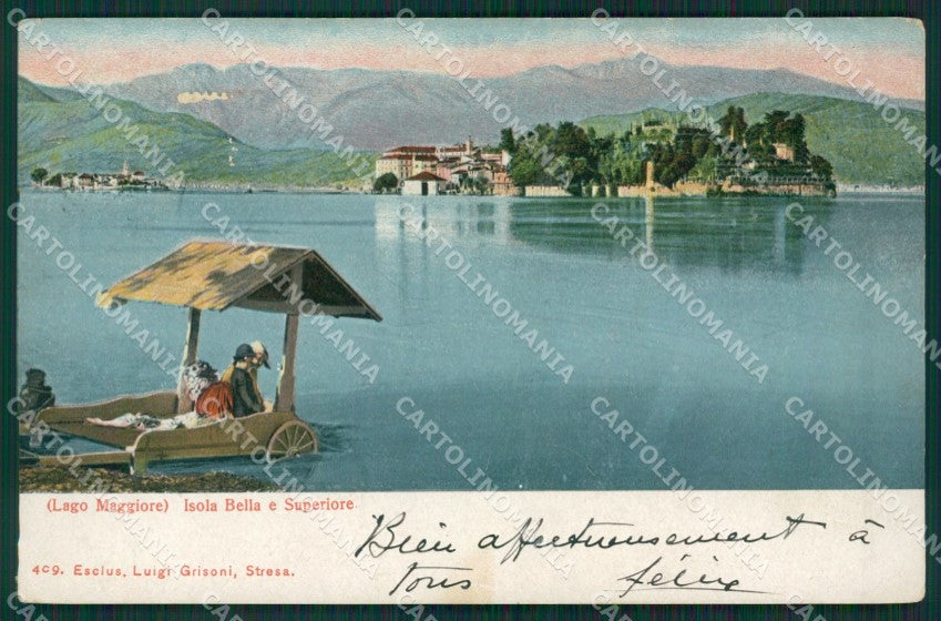 Verbania Stresa Isola Bella Isola Superiore Lago Maggiore cartolina KV4792 – fronte