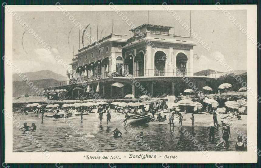 Imperia Bordighera ABRASA cartolina KV4796 – fronte