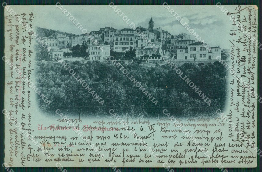 Imperia Bordighera Chiaro di Luna cartolina KV4810 – fronte