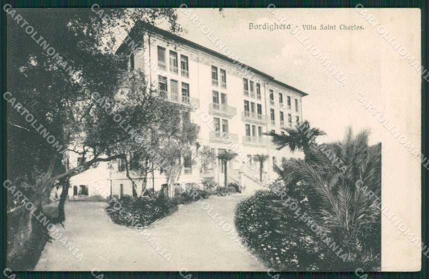 Imperia Bordighera PIEGHE cartolina KV4811 – fronte