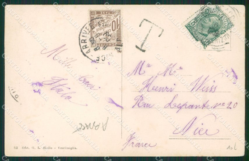 Imperia Dolceacqua ABRASA FORO cartolina KV4820 – retro