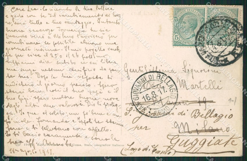 Imperia Bordighera cartolina KV4827 – retro